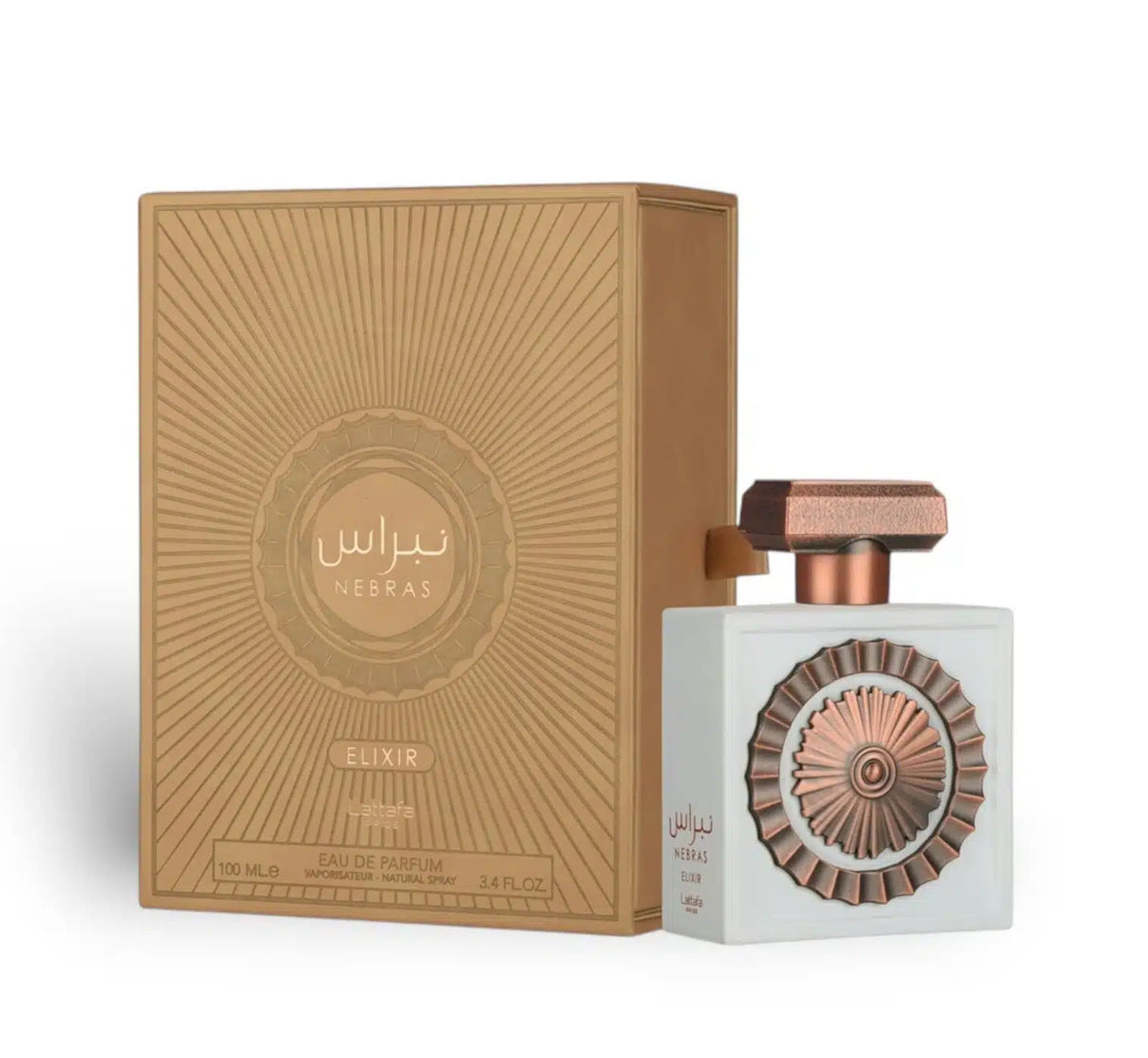 Nebras Elixir 100ml EDP by Lattafa Pride - Luxurious Oriental Woody Fragrance