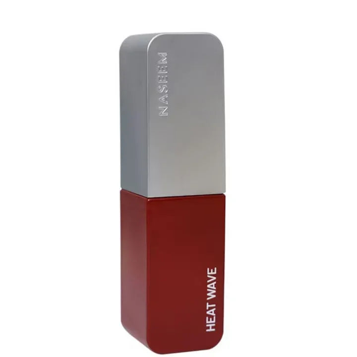 Nasem Heat Wave Arabian oud perfume bottle with silver and red design from Royal Oud