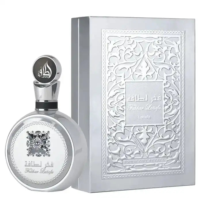 Fakhar Lattafa Silver Perfume 100ml for Premium Elegance