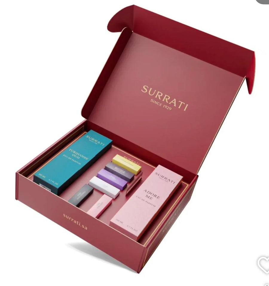 Turquoise Oud & Adore Me Gift Set by Surrati | 2 x 200ml EDP