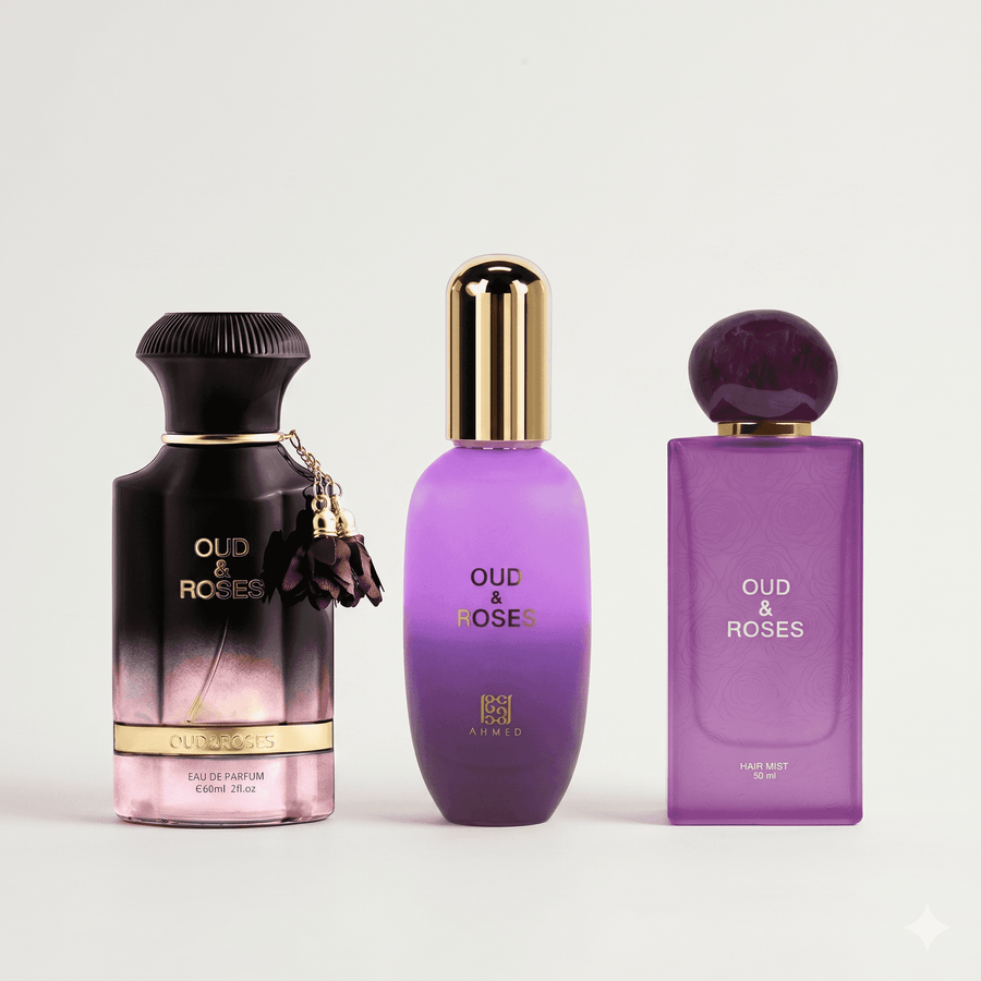 Oud and Roses Perfume Collection by Ahmed Al Maghribi