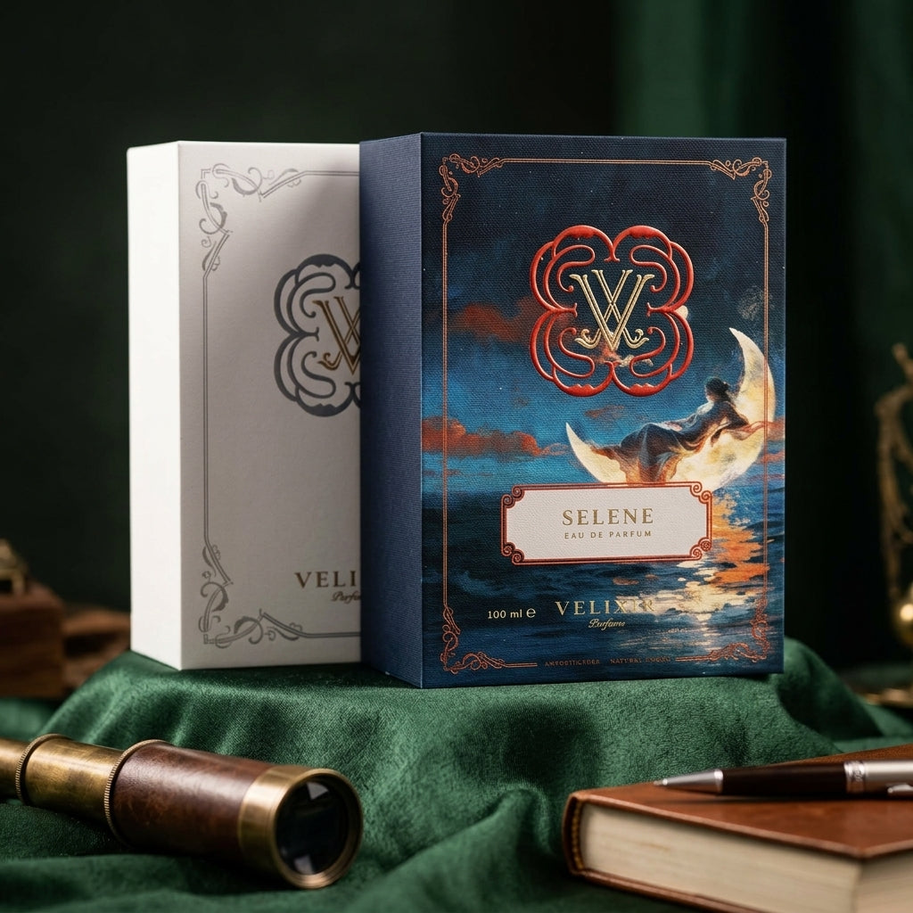 Velixir Selene Eau de Parfum perfume box
