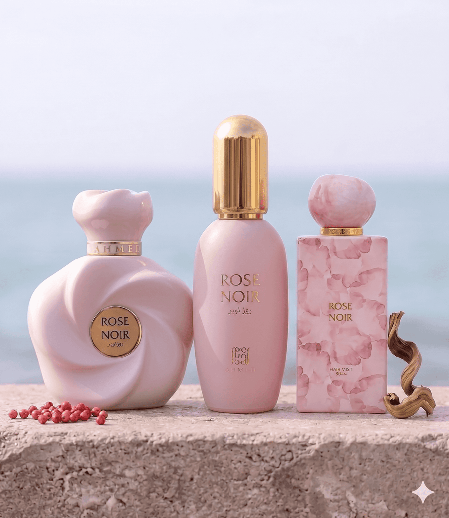 Ahmed Al Maghribi Rose Noir Perfume Set for Women