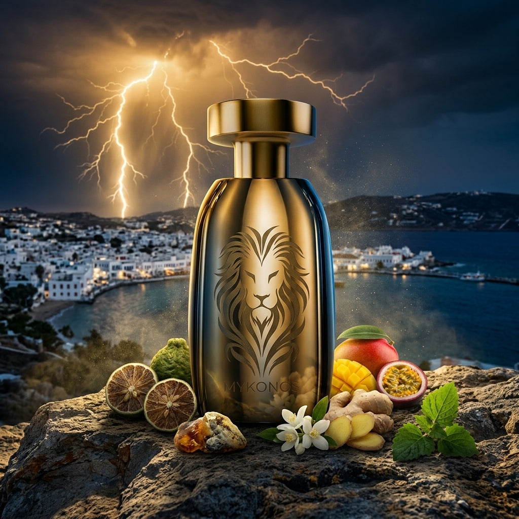 Mykonos Imperium luxury perfume bottle