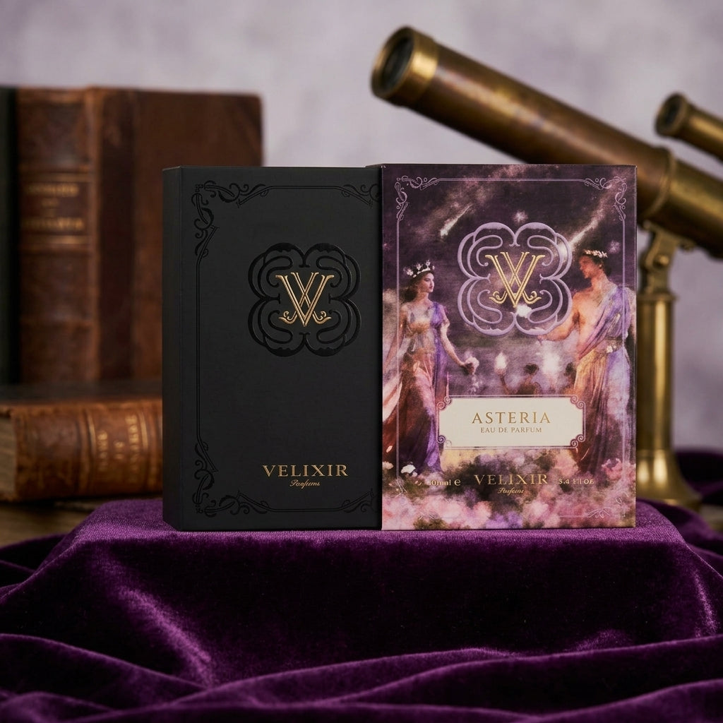 Velixir Asteria perfume box