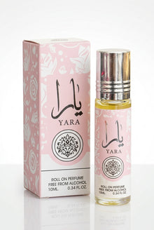 Lattafa Yara Concentrated Perfume Oil 10ml – Alcohol-Free Gourmand Roll-On