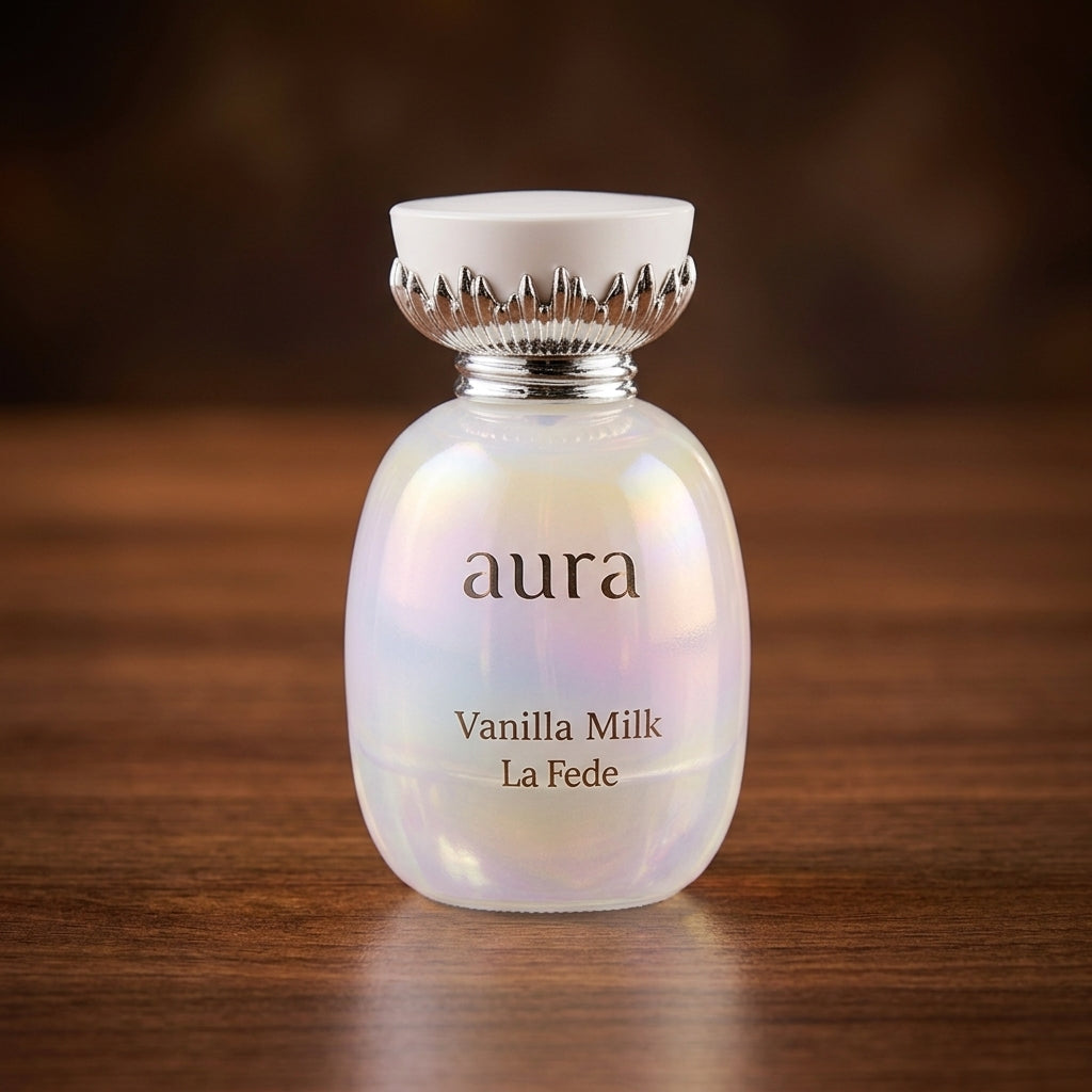 Khadlaj La Fede Aura Vanilla Milk EDP 100ml | Floral Amber Perfume