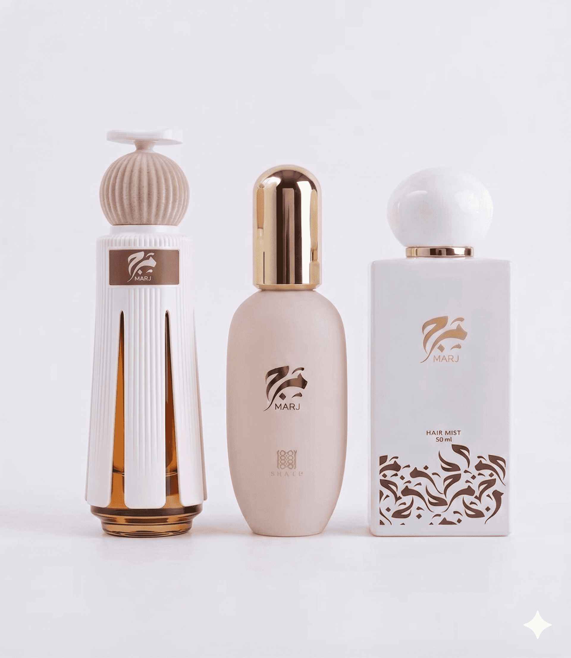 Ahmed Al Maghribi Marj Perfume, Hair Mist and Body Gel - Luxury Oud Experience