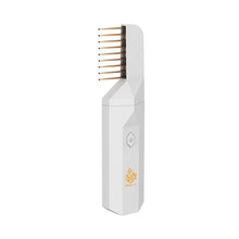 Electric Diffuser Fragrance with Hair Comb Portable Censer Incense Holder Electronic Incense Burner (White))