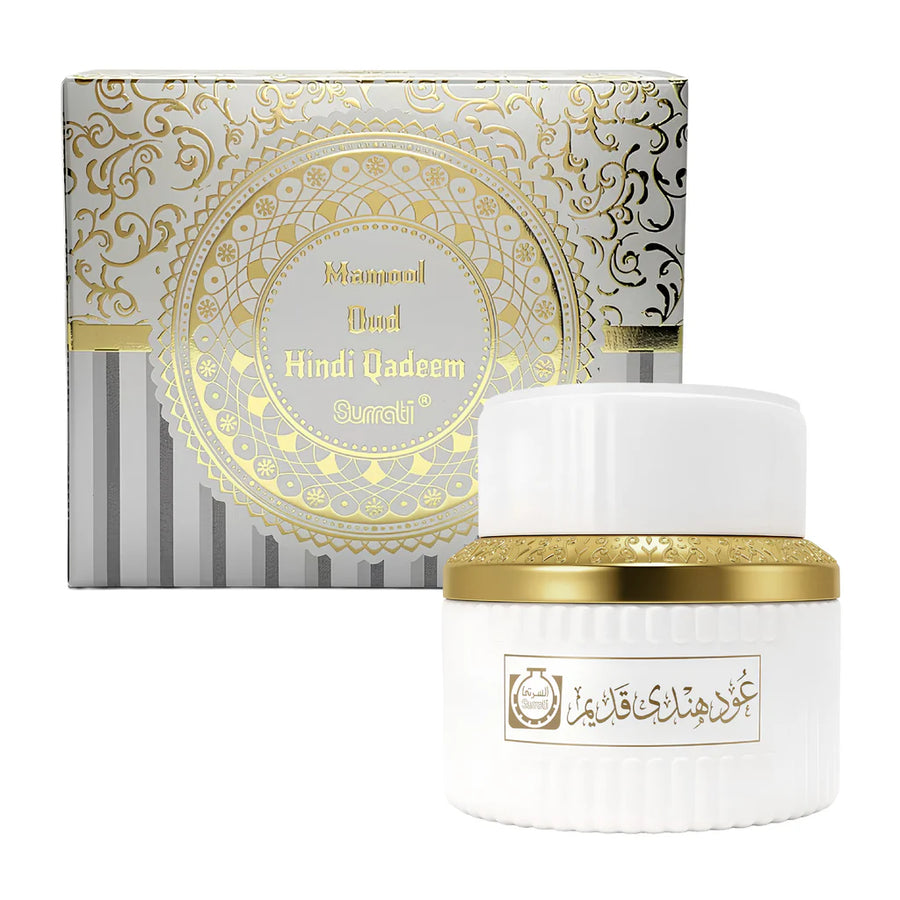 Mamool Oud Hindi Qaleem Bakhoor 80g by Surrati