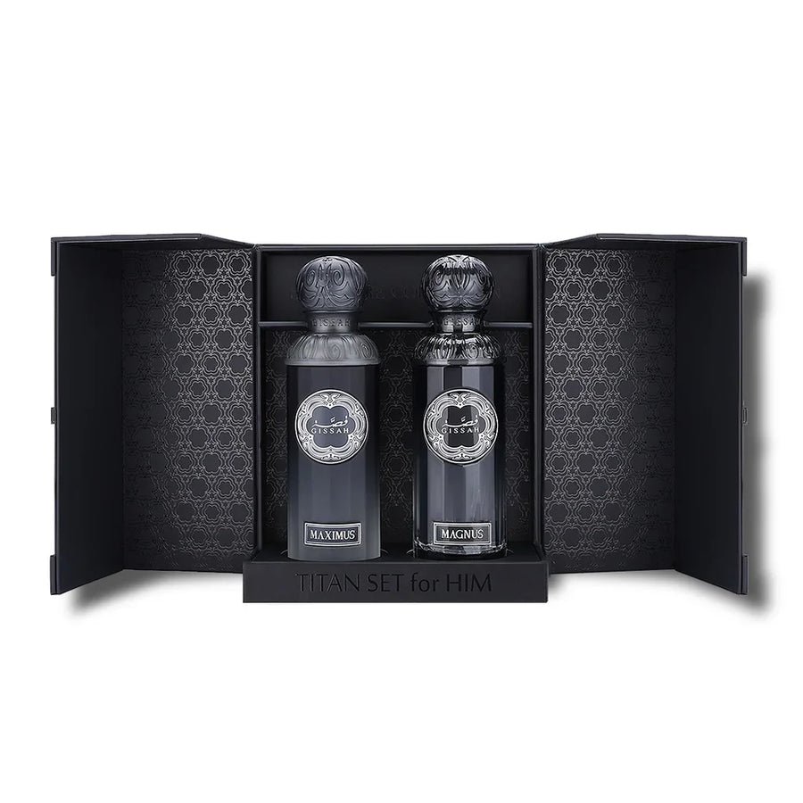 Gissah Titan Him Perfume: Spicy Woody & Amber Musk