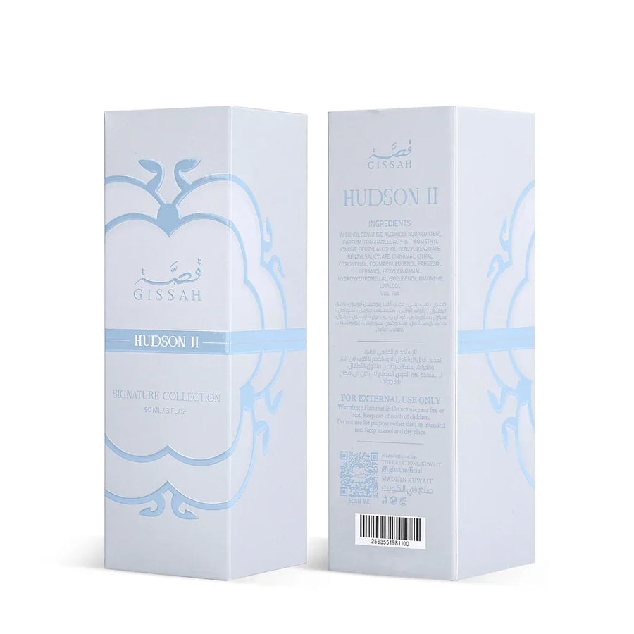 Gissah Hudson II Eau De Parfum 90ml - Unisex Amber Floral Fruity Fragrance