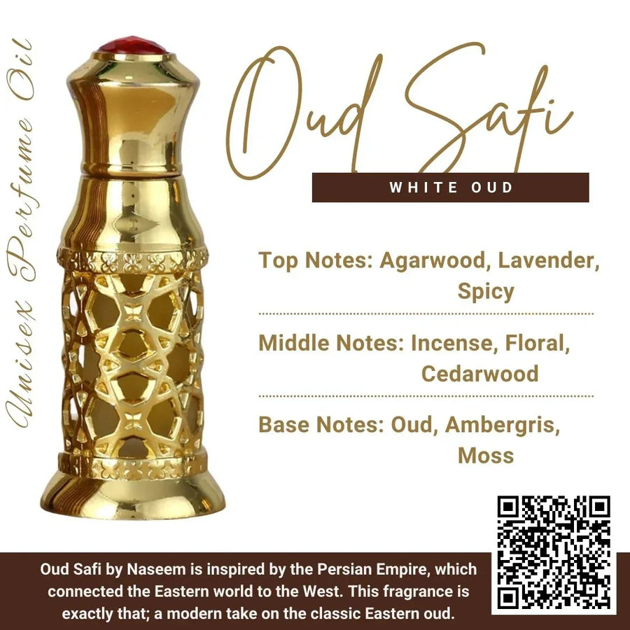 Oud Safi – Intense Alcohol-Free Oud Perfume Oil 6ml