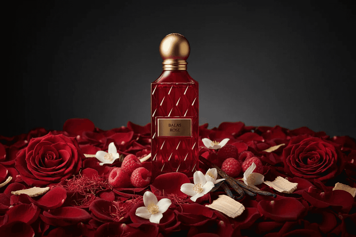 Balas Rose by Ibraheem Al Qurashi 75ml extrait de Parfum