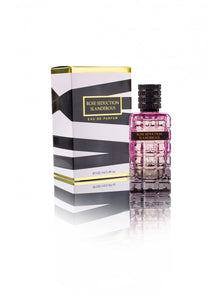 Rose Seduction Slanderous Eau de Parfum bottle and box, luxury Arabian oud fragrance