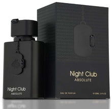 Night Club Absolute Eau de Parfum 100ml in matte black bottle and matching box