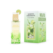 Mojito Obsession by Gulf Orchid perfume bottle and box with lime and mint design