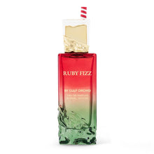 Ruby Fizz by Gulf Orchid Eau de Parfum in a red and green gradient glass bottle, 100ml