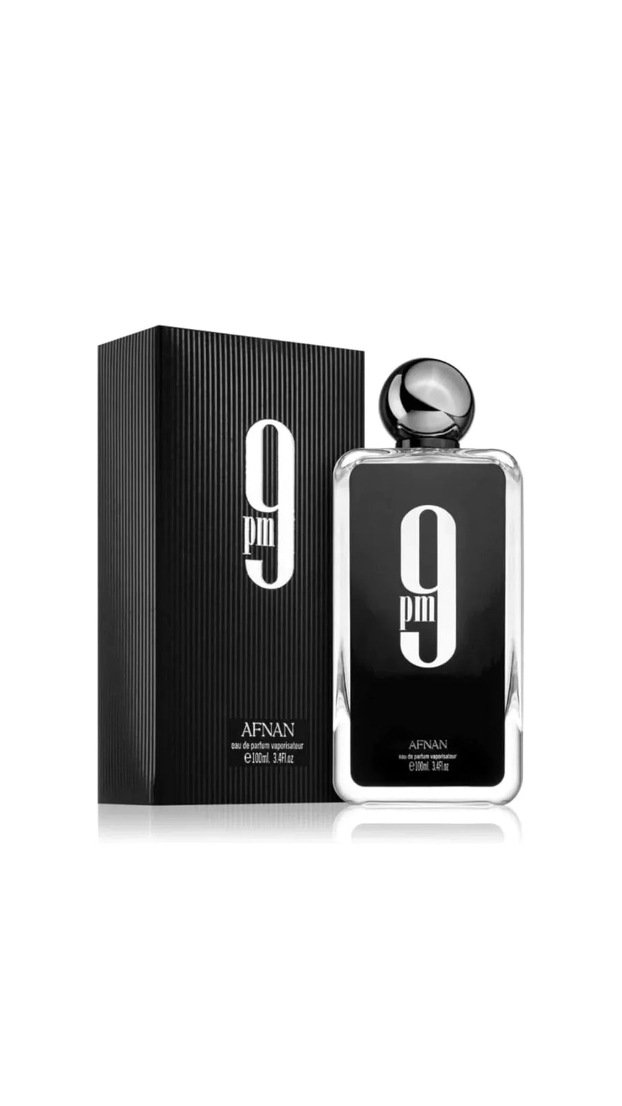 Afnan 9 PM Eau De Parfum 100ml For Men - Aromatic Spicy Fragrance