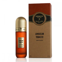Jamaican Tobacco oud perfume bottle and box, luxury Arabian fragrance, 100ml