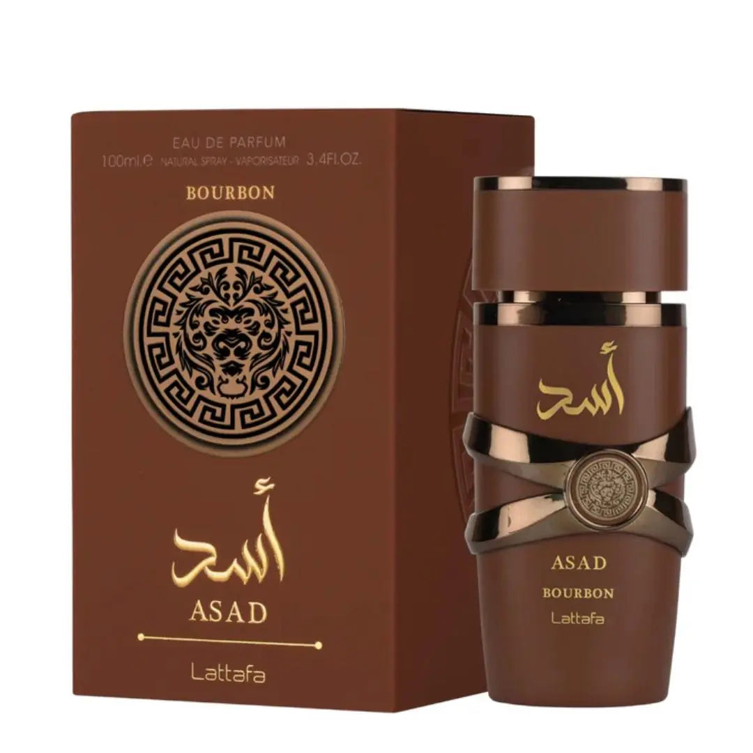 Asad Bourbon By Lattafa Perfume For men 100ml Spicy Bourbon Vanilla