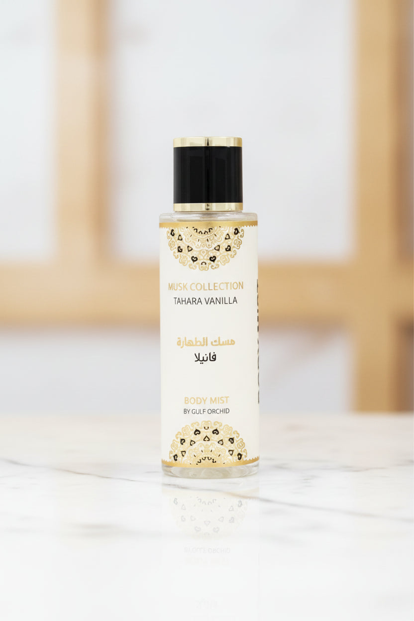 Musk Tahara Vanilla Body Mist 250ml for All-Day Freshness