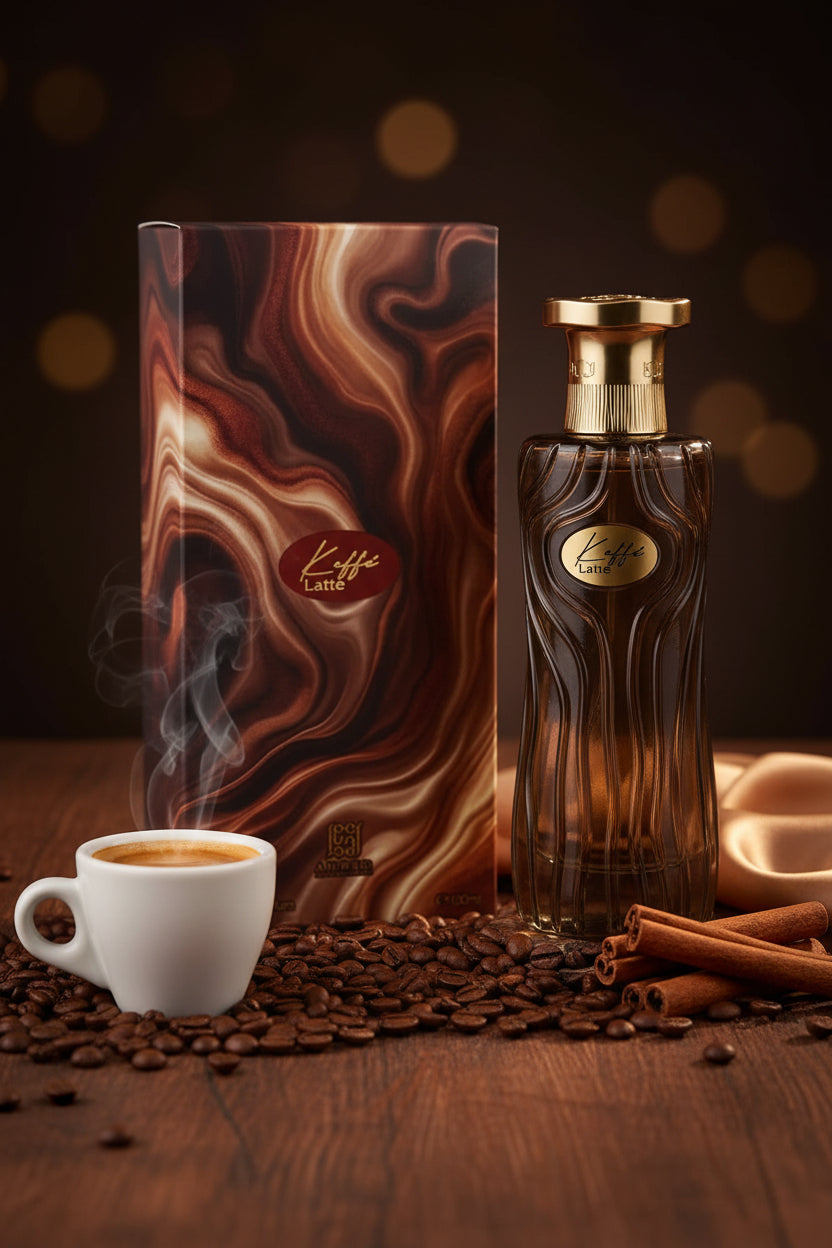 Gourmand Kaffe Latte Perfume By Ahmed Al Maghribi - Coffee and Caramel Bliss