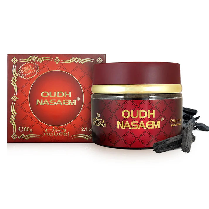 Oudh Nasaem Bakhoor Nabeel 60g Incense for Home