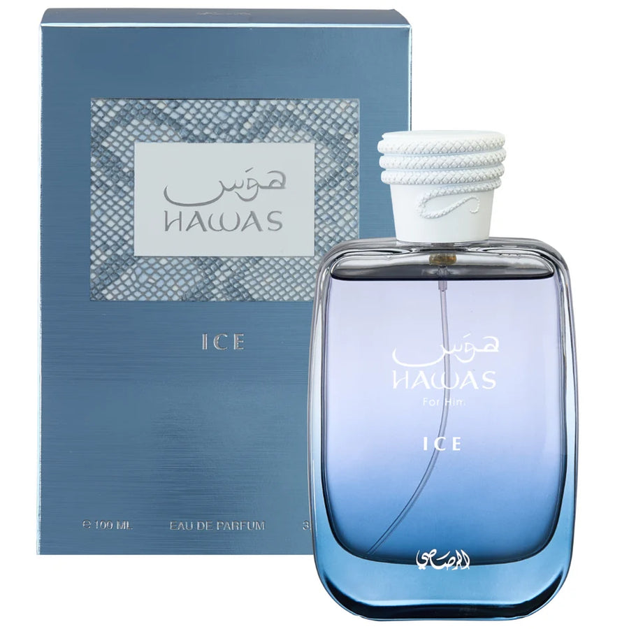 Rasasi Hawas Ice 100ml EDP - Energizing Fresh Citrus Scent