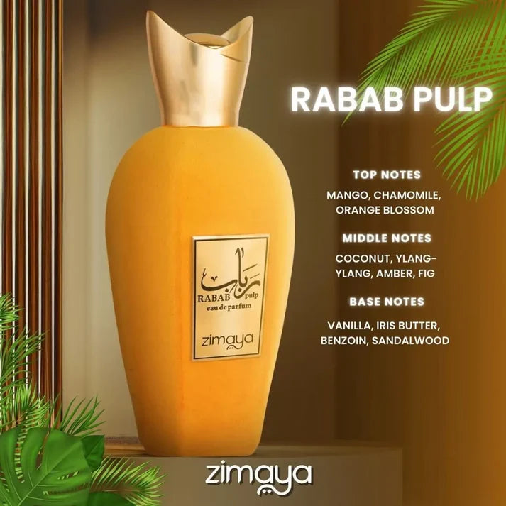 Rabab Pulp Perfume Zimaya 100ml | Captivating Fruity Aroma