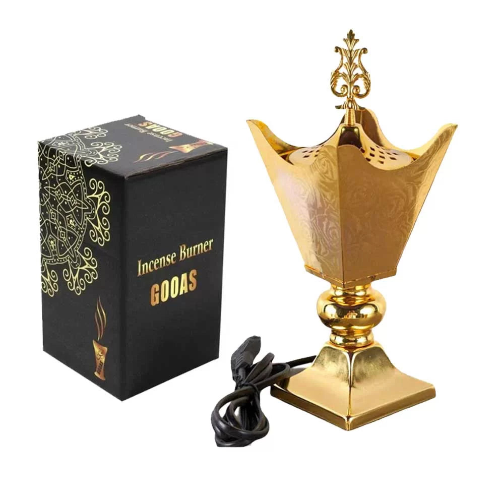 Premium Electric Incense Oud Holder Luxurious design for Home and Office Fragrance