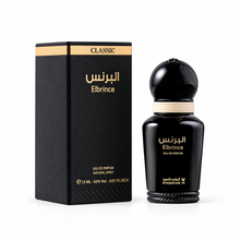 Al Majed Oud Elbrince Eau de Parfum 15ml bottle and original Classic Collection box on white