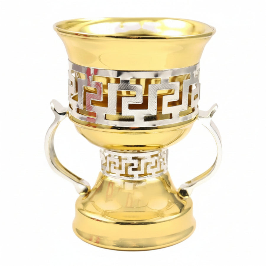 Al Haramain Medium Bakhoor Burner with Gold/Silver Design