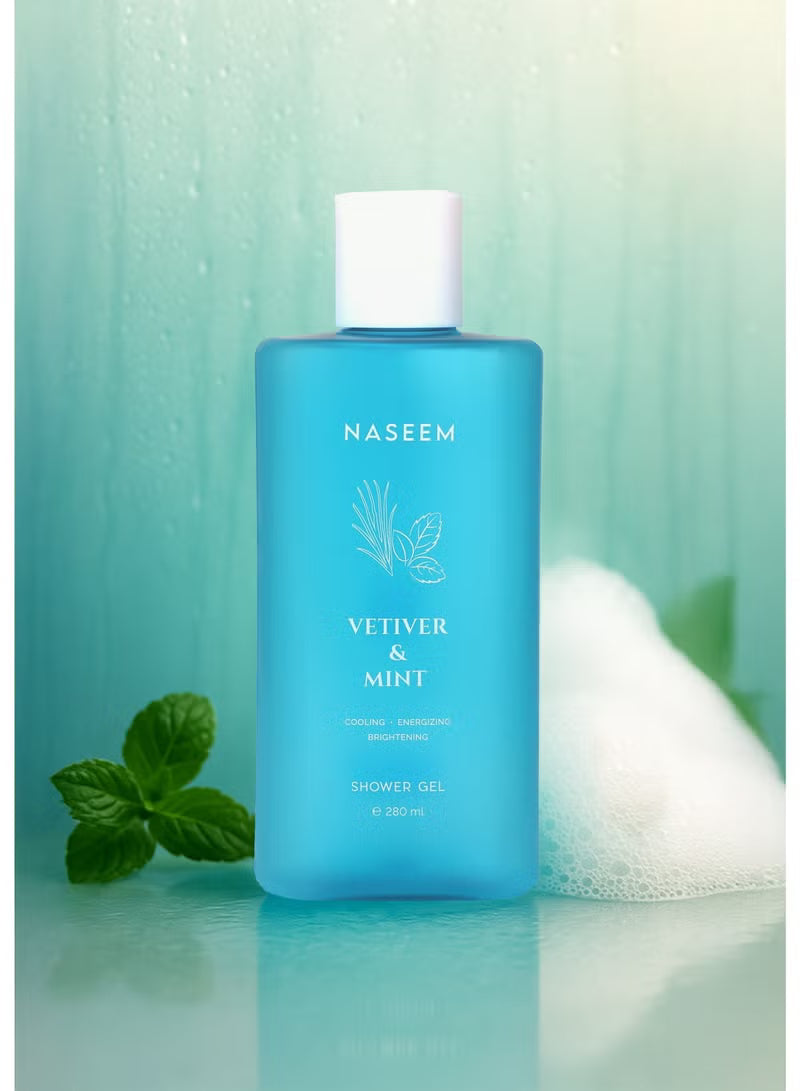Vetiver Mint Shower Gel for Men & Women - 280ML