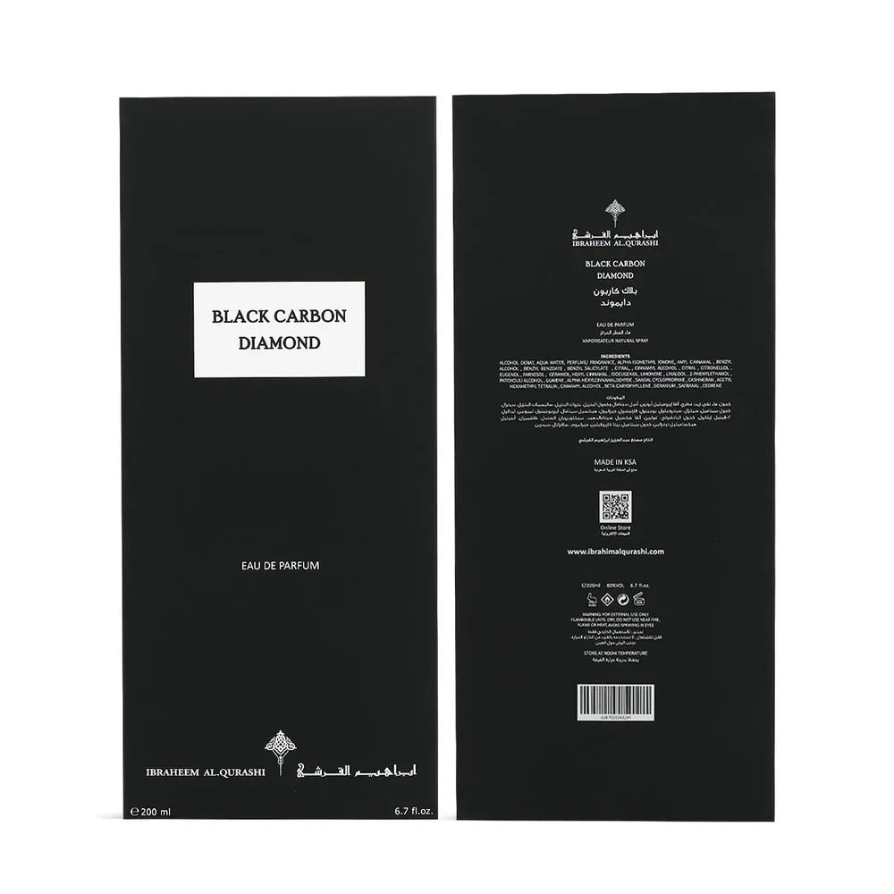 Black Carbon Diamond EDP 150ml : Bold, Masculine Fragrance