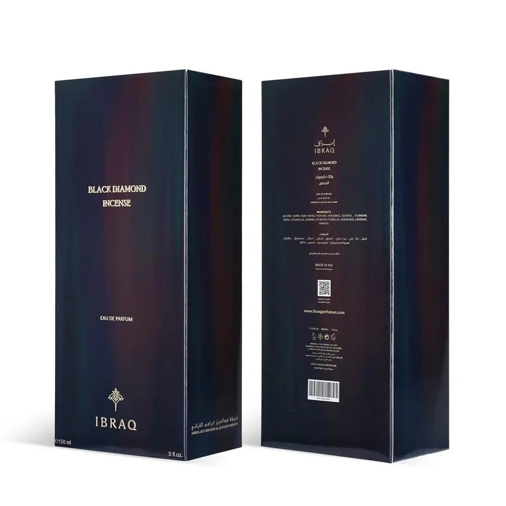 Experience Black Diamond Incense 150ml - Luxurious EDP for Nights