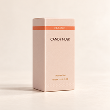 Original Candy Musk 15ml perfume oil carton with Classic band and volume markings