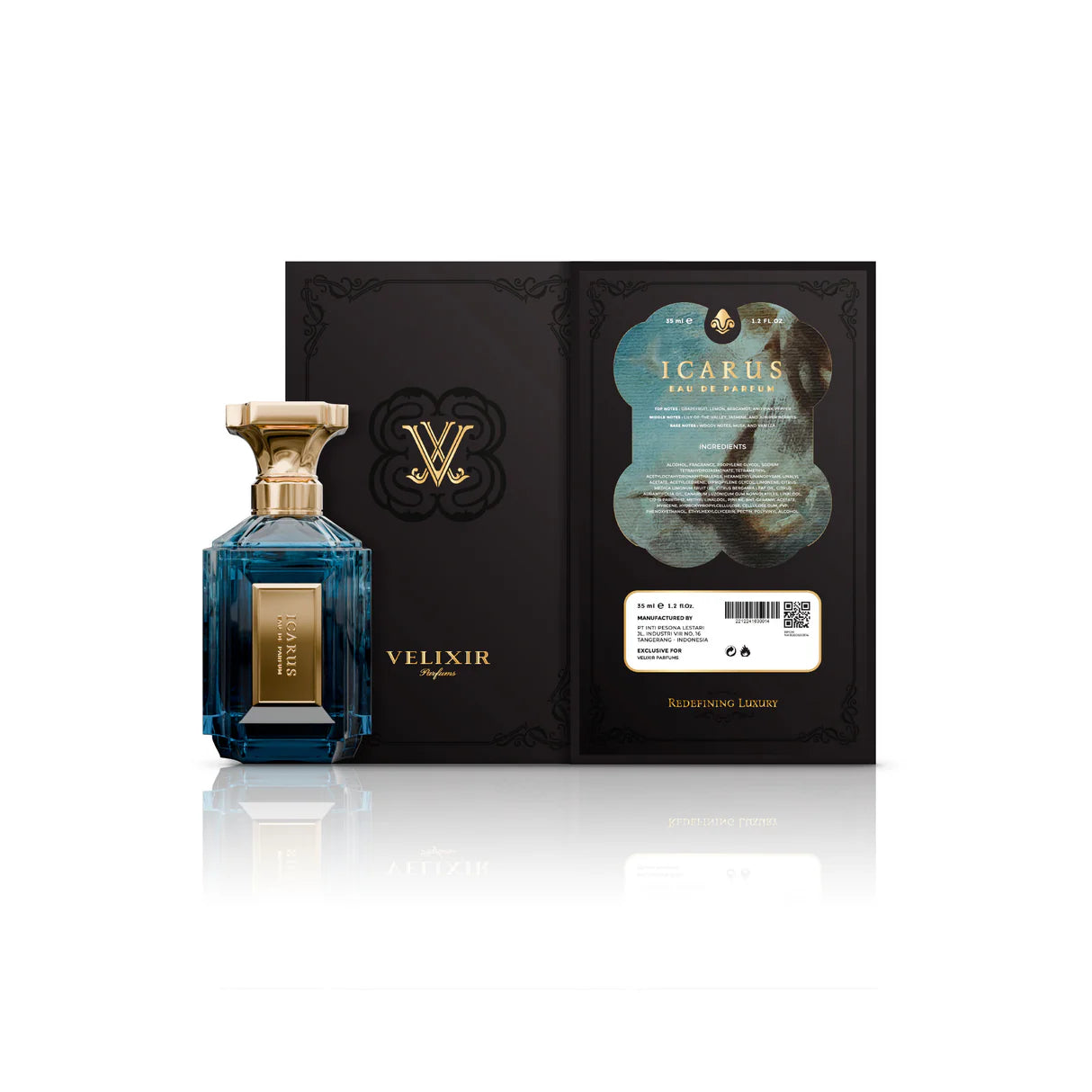 Velixir Icarus Eau de Parfum for Unisex | Citrus Woody Elegance