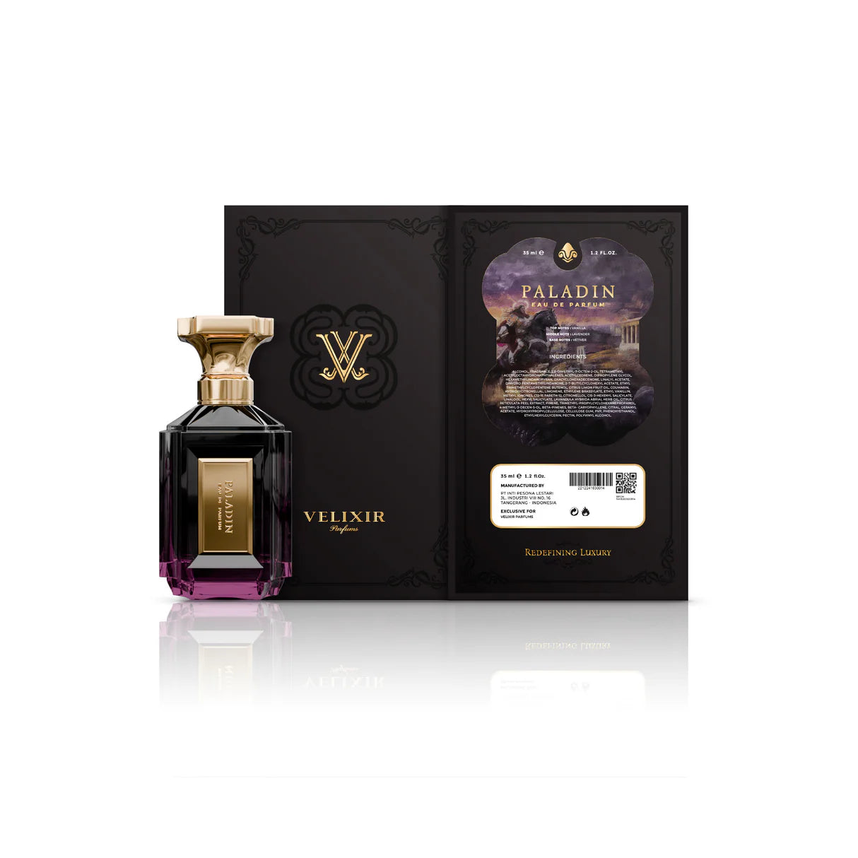 Velixir Paladin Eau de Parfum for Unisex 100ml