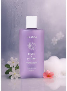 Peach & Jasmine Shower Gel For Men & Women - 280ML by Naseem