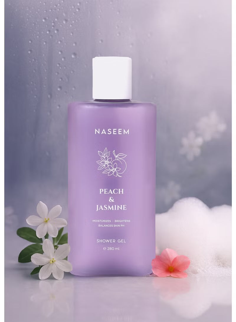 Peach Jasmine Shower Gel for Men & Women - 280ML