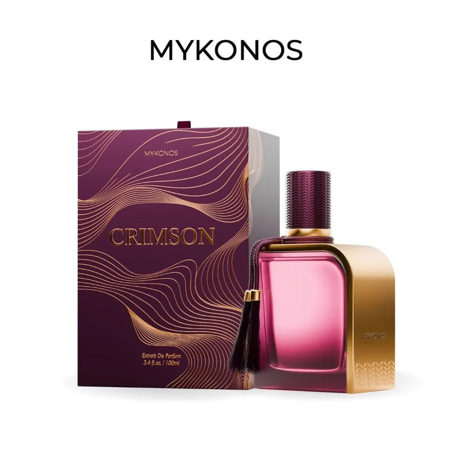 Mykonos Crimson EDP: Alluring Amber Floral Scent