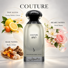 DKHONI Couture 100ml Eau de Parfum — top, heart and base fragrance notes