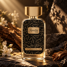 DKHONI Signature Gold 100ml Eau de Parfum — cinematic fragrance photograph
