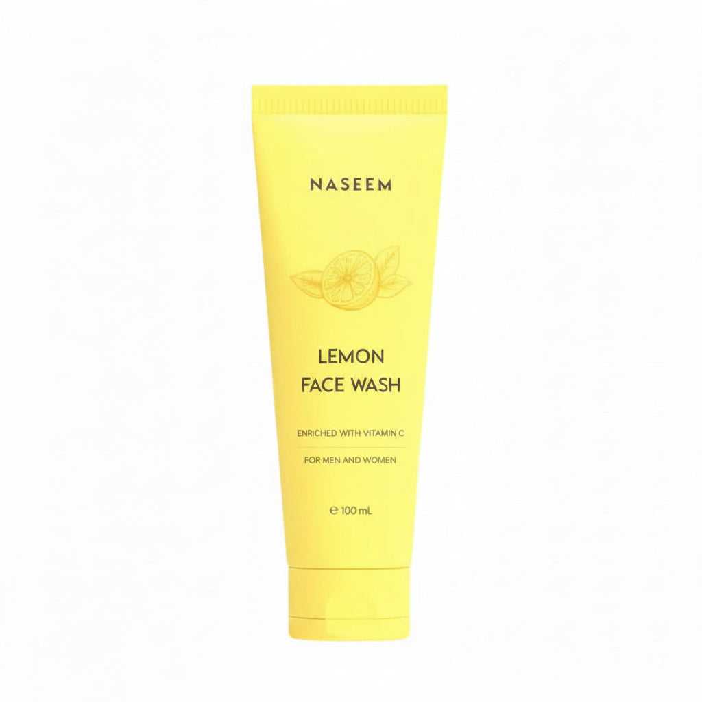 Lemon Face Wash by Naseem Enriched with Vitamin C For Men And Women, 100ML