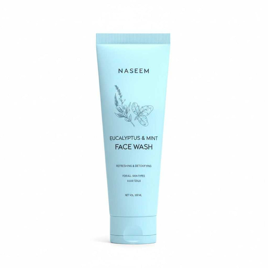 Eucalyptus Mint Face Wash by Naseem - 100ml Unisex Cleanser