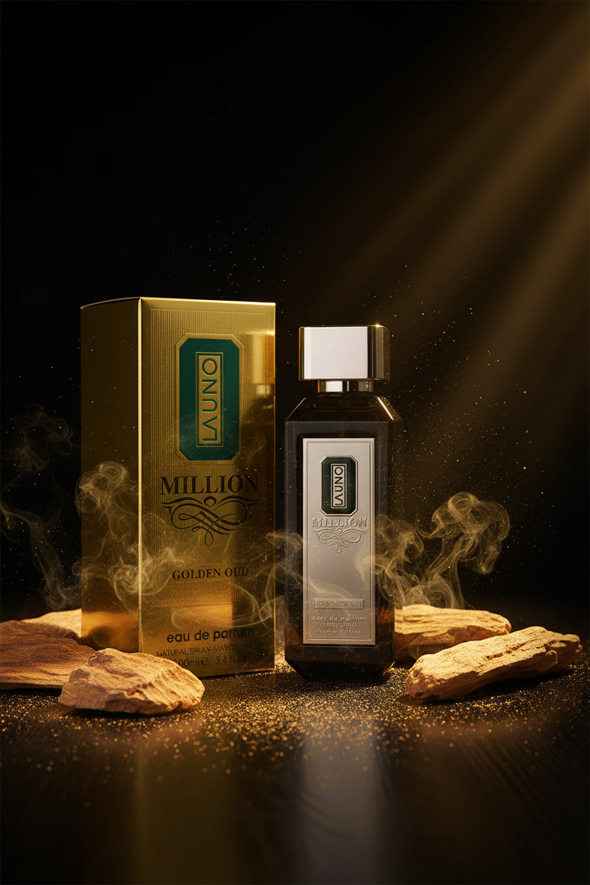 Launo Million Golden Oud Perfume - Royal Scent Experience