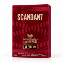 Fragrance World John Gustav Homme Scandant Le Parfum 100ml original retail box only in studio lighting