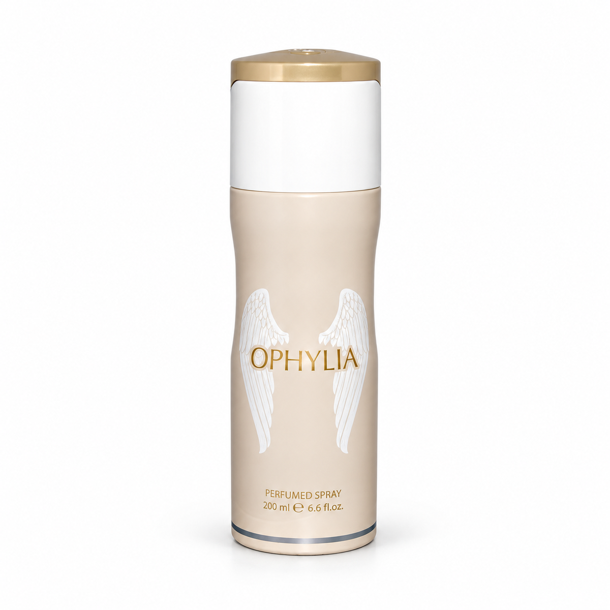 Fragrance World Ophylia 200ml original perfumed spray can on white
