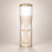 Fragrance World Ophylia 200ml original can and front label in studio lighting